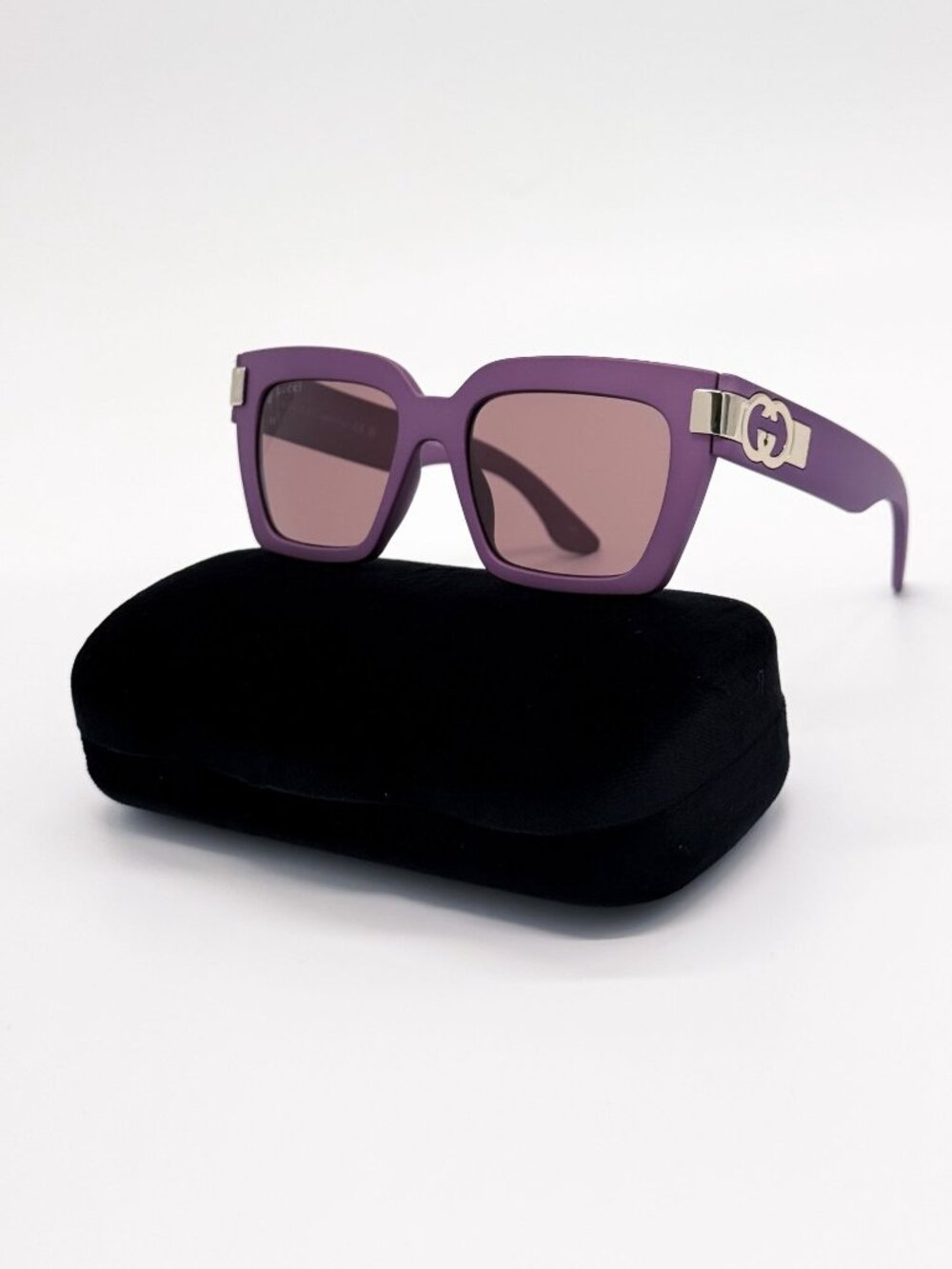NEW GUCCI SUNGLASSES GG1689S 004 VIOLET WOMEN EYEWEAR